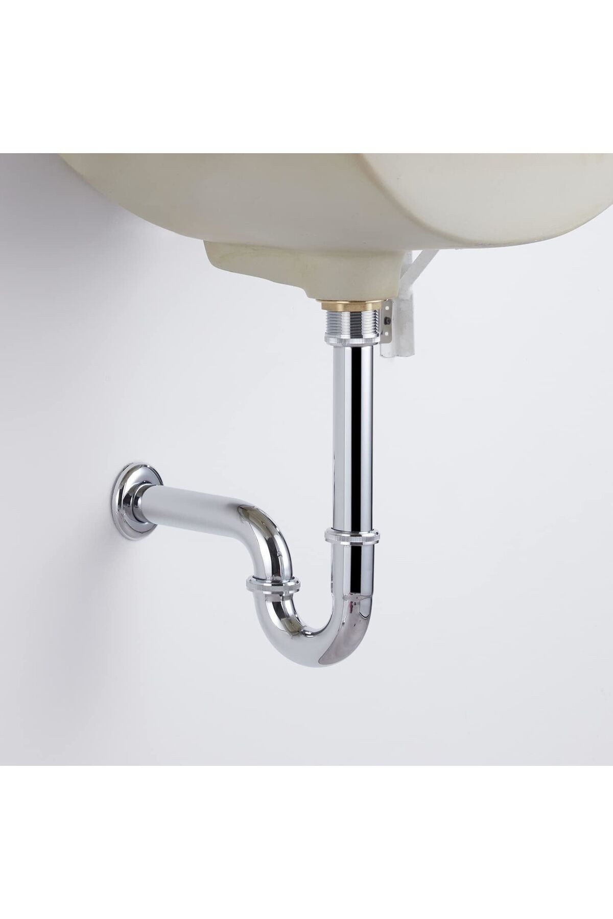 Pop-up Basmalı Paslanmaz Çelik Metal Lavabo Sifonu KSF101