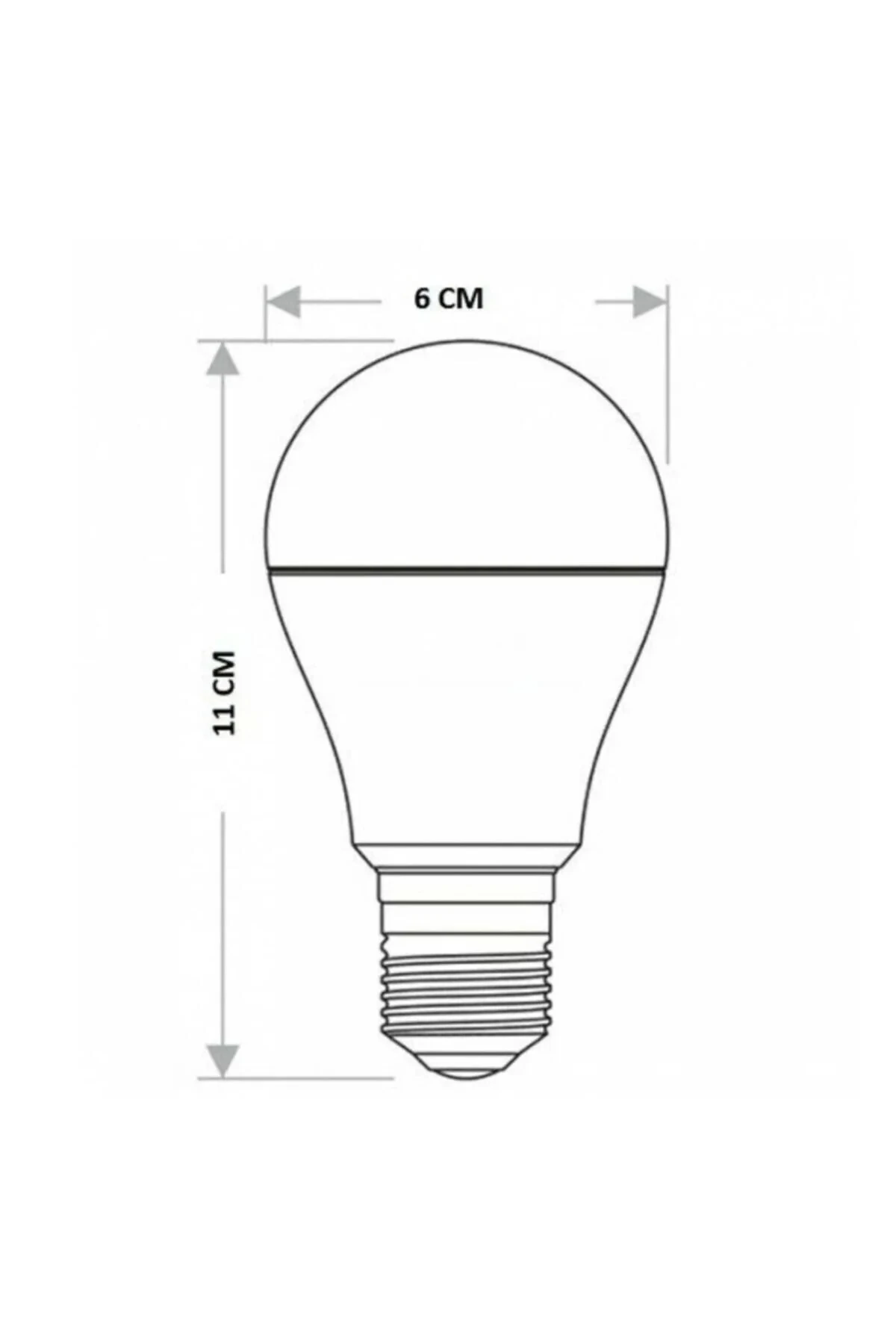 CT-4259 12 WATT LED AMPUL BEYAZ SENSÖRLÜ