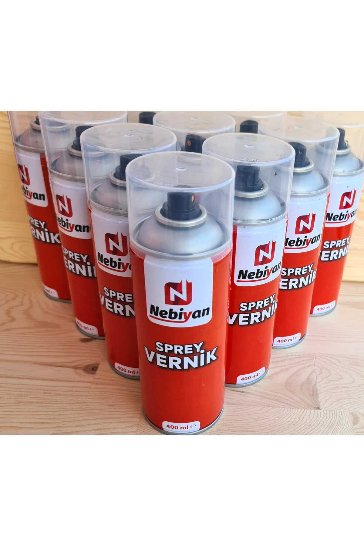 Sprey Vernik. 400 ml/330 Gr. Şeffaf Parlak Vernik. Büyük Boy. 1 Adet