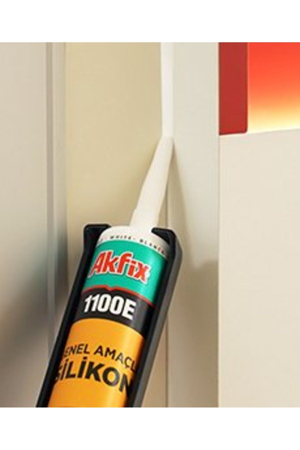 AKFİX 1100E GENEL AMAÇLI SİLİKON ( 2ADET )