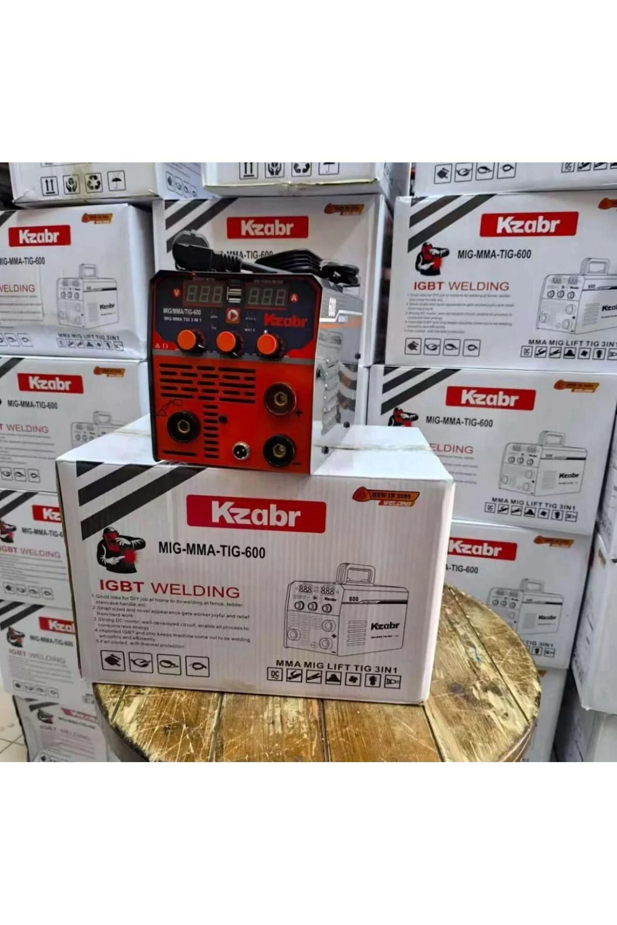 KZABR 600 Dijital Welding Gazsız Gaz Altı Kaynak Makinesi Mıg-tıg-mma 3'ü Bir Arada