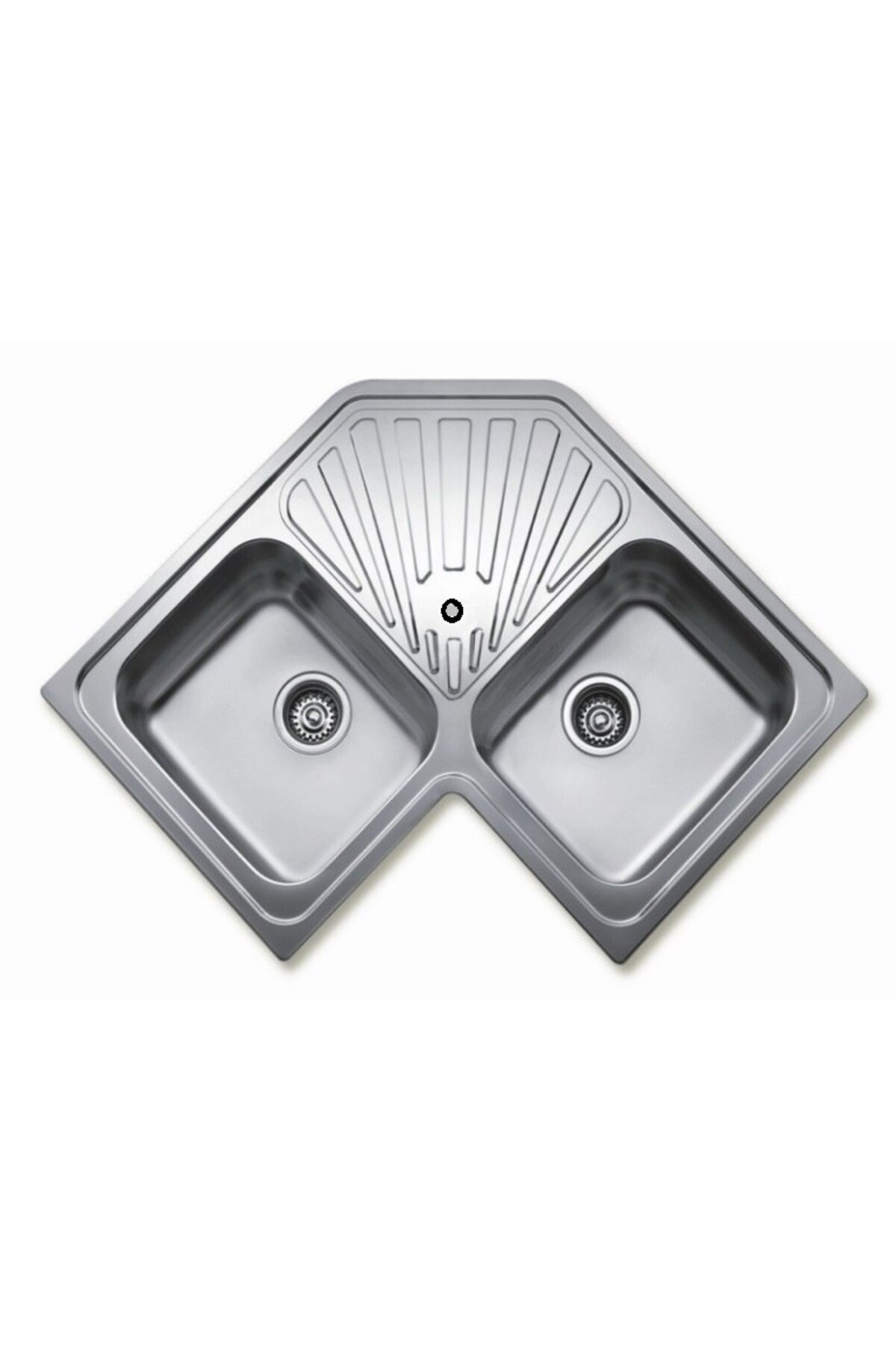 Classıc Angular 2b Paslanmaz Çelik Mutfak Köşe Evye