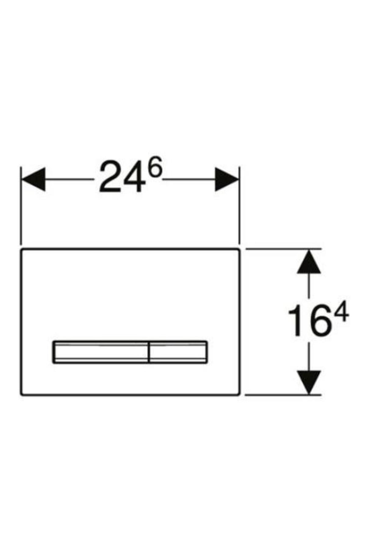 Kumanda Kapağı Sigma50 - Çift Basmalı (Beyaz)