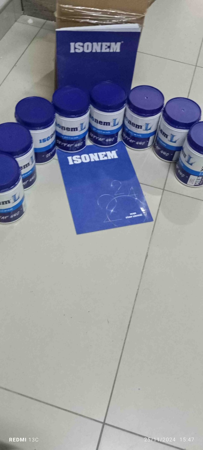Isonem L Şeffaf Güç Su Yalıtımı (8 Adet) 1 kg Şeffaf Su Yalıtım