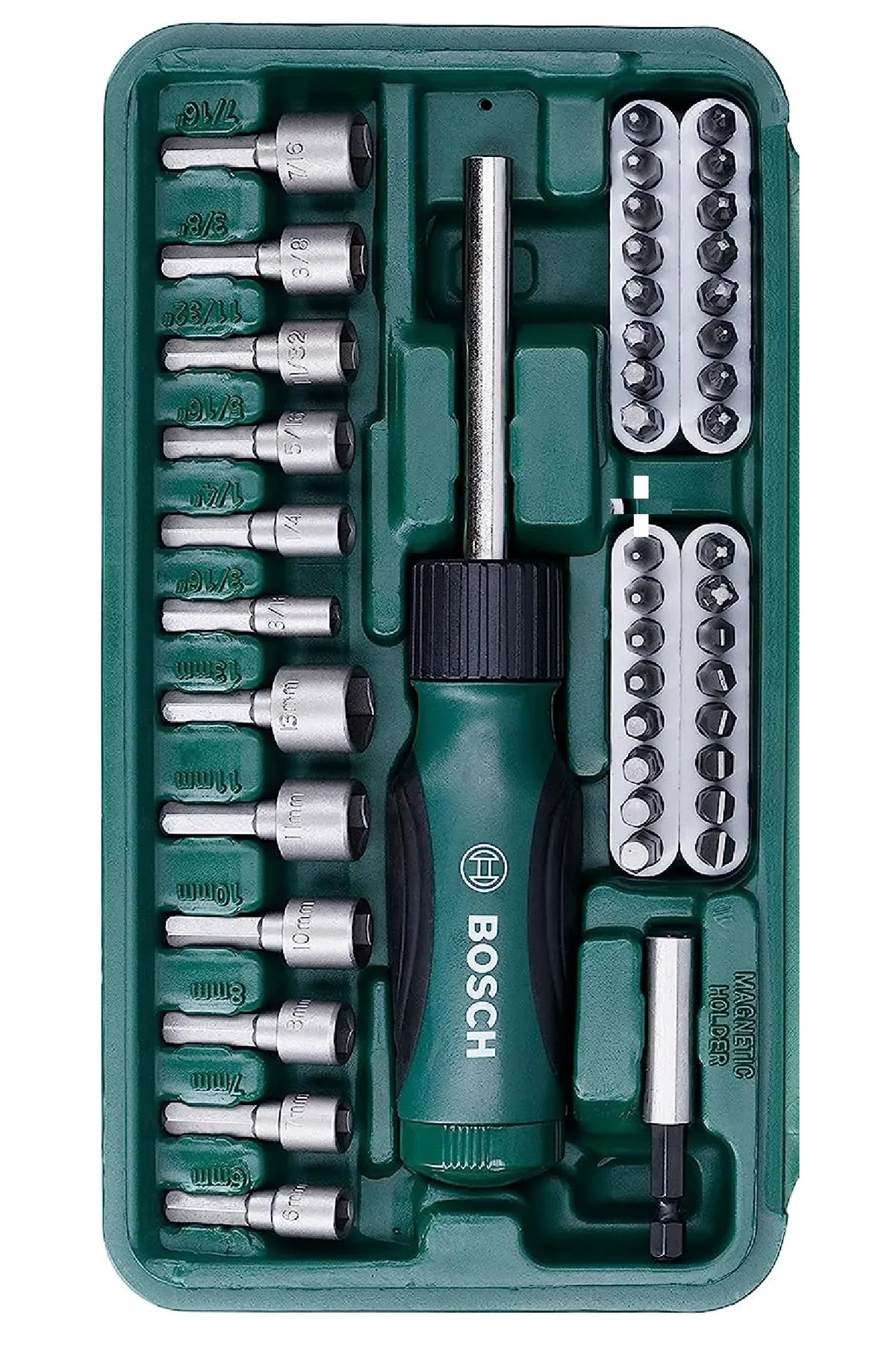 BOSCH Akülü Vidalama Şarjlı Tornavida Şarjlı Matkap Ixo 7 + 46 Parça Cırcır Tornavida Vidalama Ucu