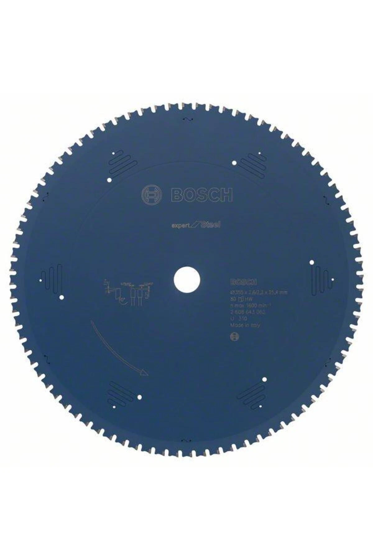 Elmas 355*25,40 Mm 80 Diş Çelik | Metal Testeresi Expert 2608643062