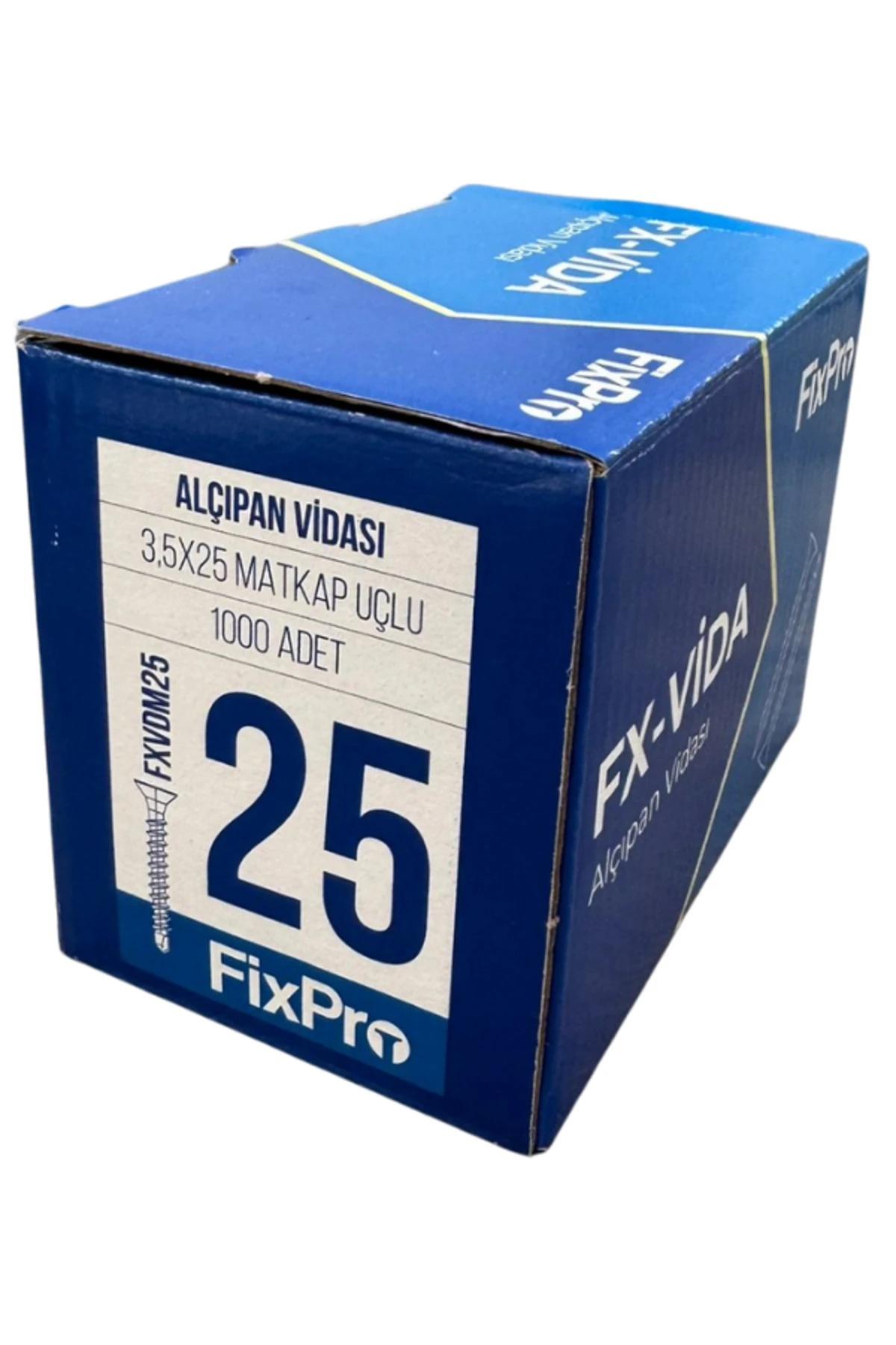 Matkap Uçlu Akıllı Alçıpan Vidası 3,5 x 25 1000 Adet (1 Kutu )