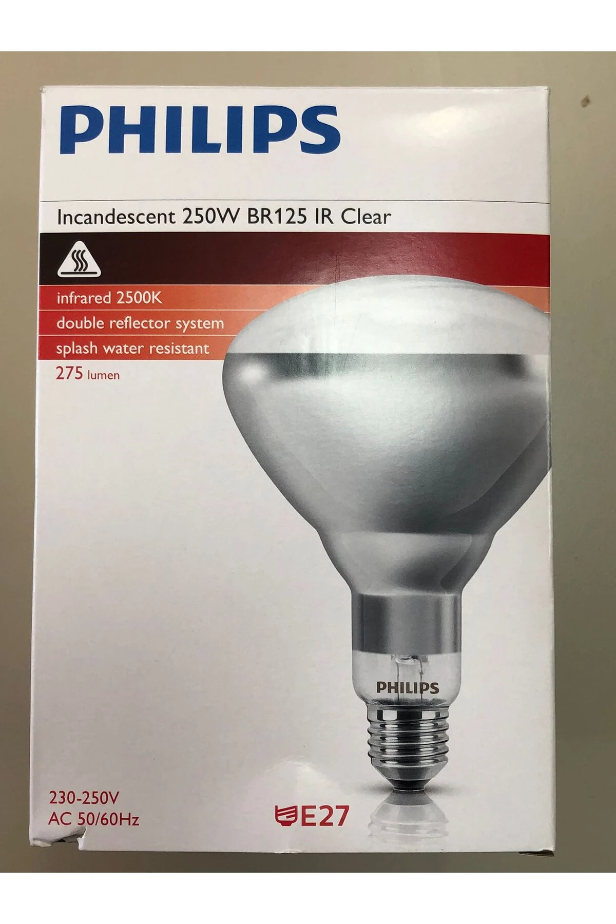 250W E27 İNFRARED ŞEFAF ISI VEREN LAMBA