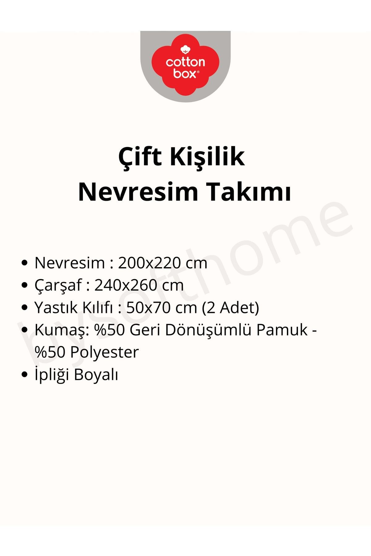FLANEL WARM Siiras Gri Çift Kişilik Nevresim Takımı