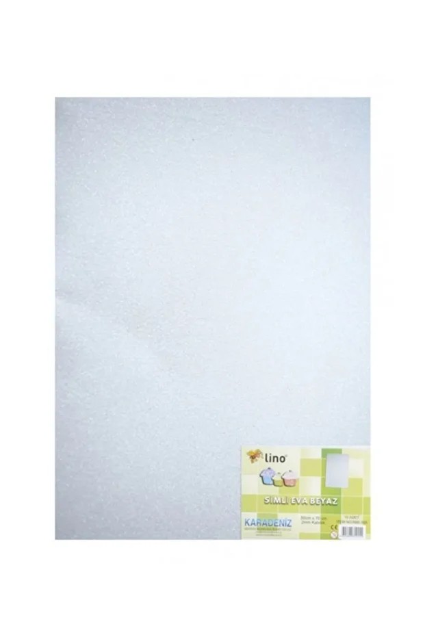Eva 50x70 Cm.beyaz 2mm. Simli 10lu Paket