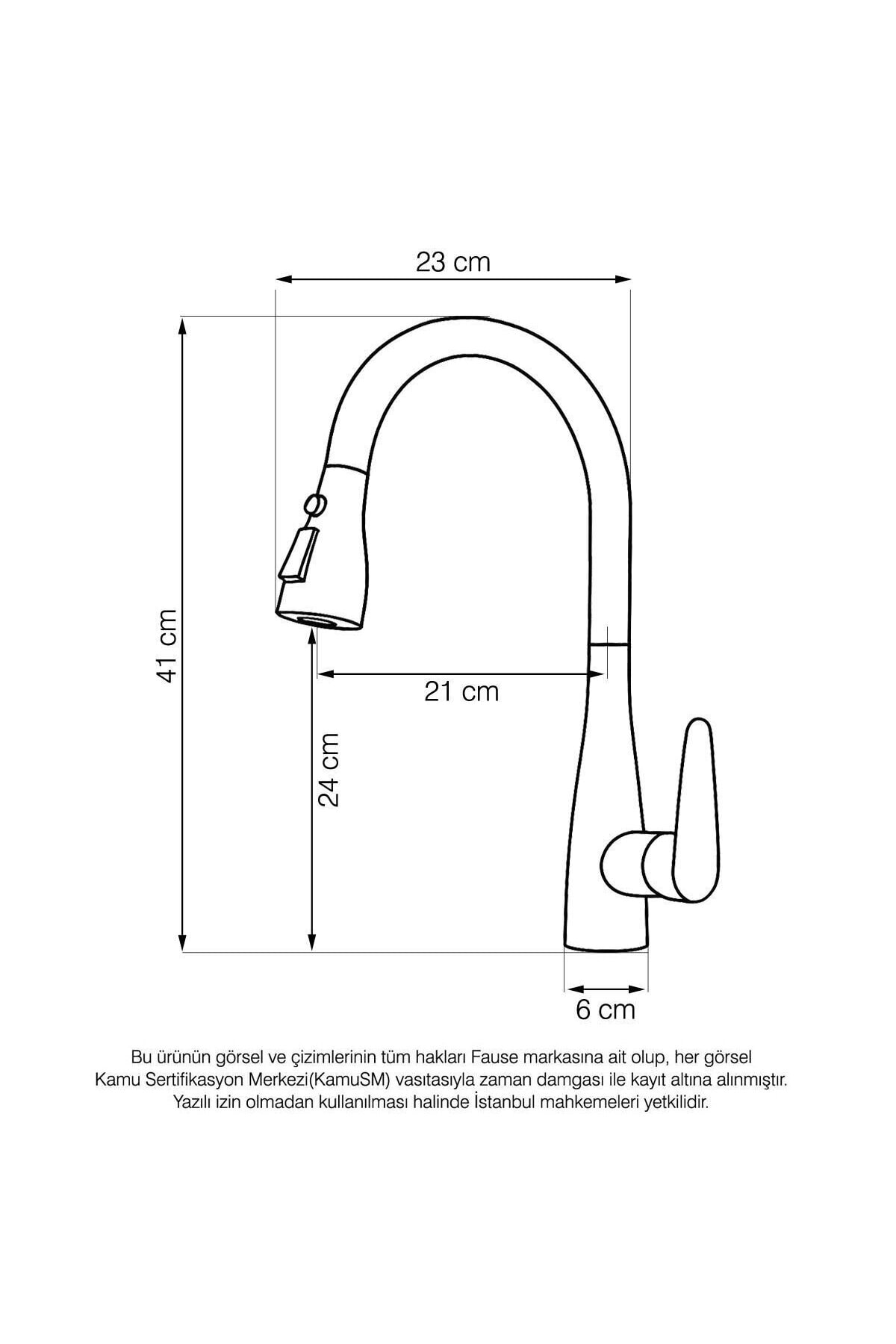 Spiralli Eviye Bataryası Pull Down 3 Fonksiyonlu Fırçalanmış Nikel KTE125-BR