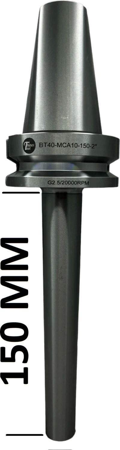 BT40 MCA10 - 150 Boy Vidalı Tutucu M10X150 Boy Vidalı Tutucu 20.000 Devir Balans Alınmıştır