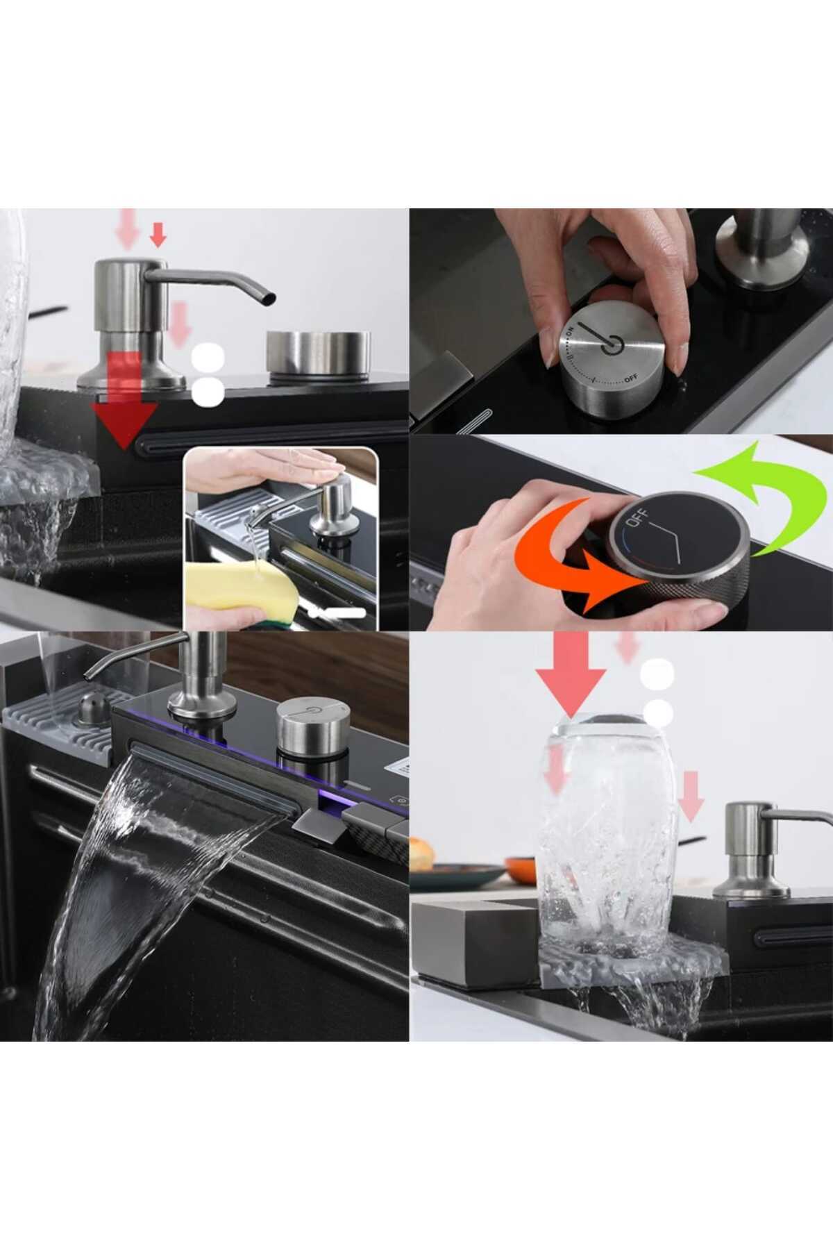 Elektronik 9 Fonksiyonlu Lüx Akıllı Eviye Seti