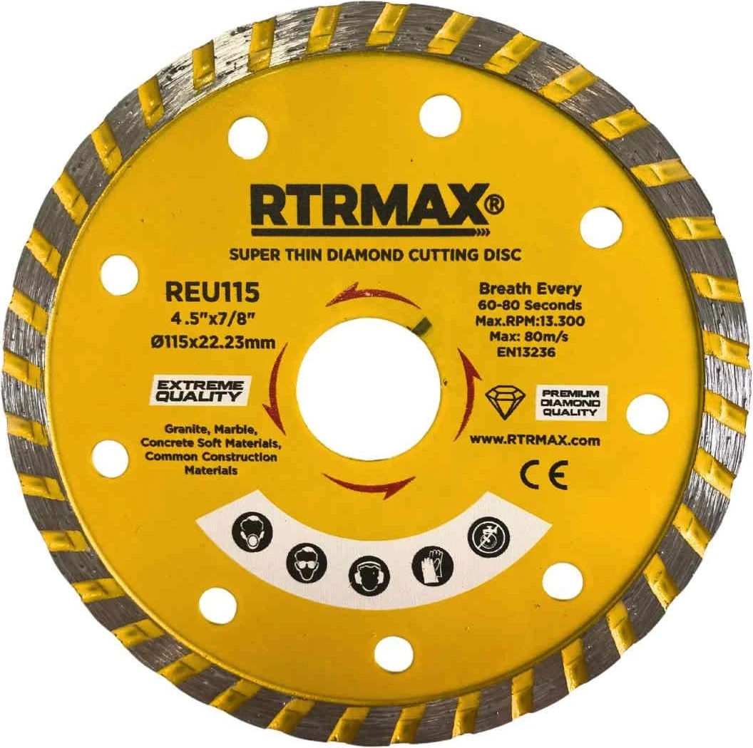 REU115 Mermer Kesici Elmas Turbo 115 mm