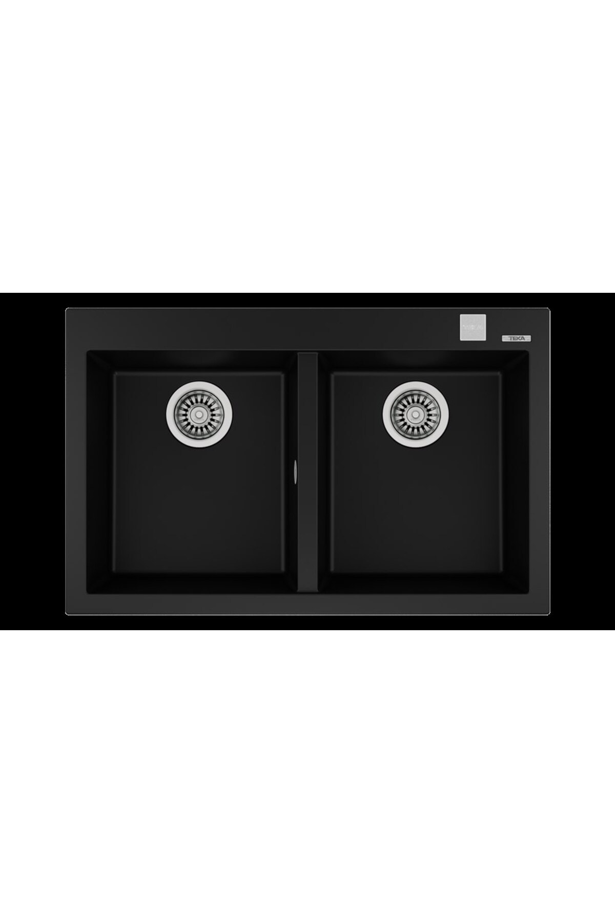 Siyah Forsquare 790 Tg Çift Gözlü Damlalıksız Granit Eviye (.115260014)