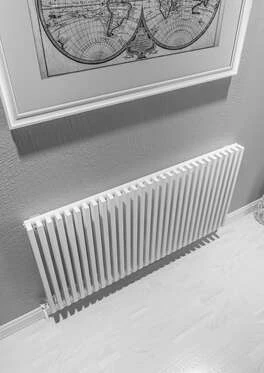 Diva Yatay Çelik Radyatör 1180X600 Pütürlü Beyaz (Ral 9016)