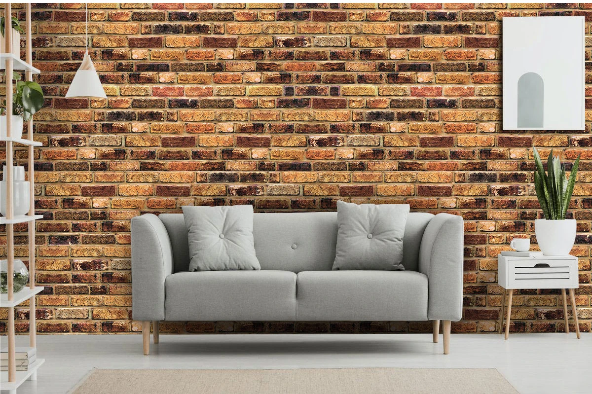 5 Adet (2,5m2) x Tuğla Desenli 3 Boyutlu Renkli Strafor Köpük Duvar Kaplama Paneli (BR-510)