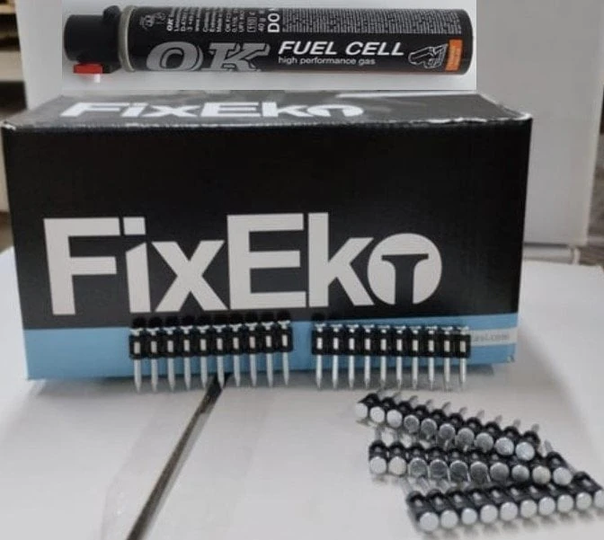 Fixpro C6 Eko Beton Çivisi 27 mm + 165 mm Gaz Tüpü (1000 Ad)