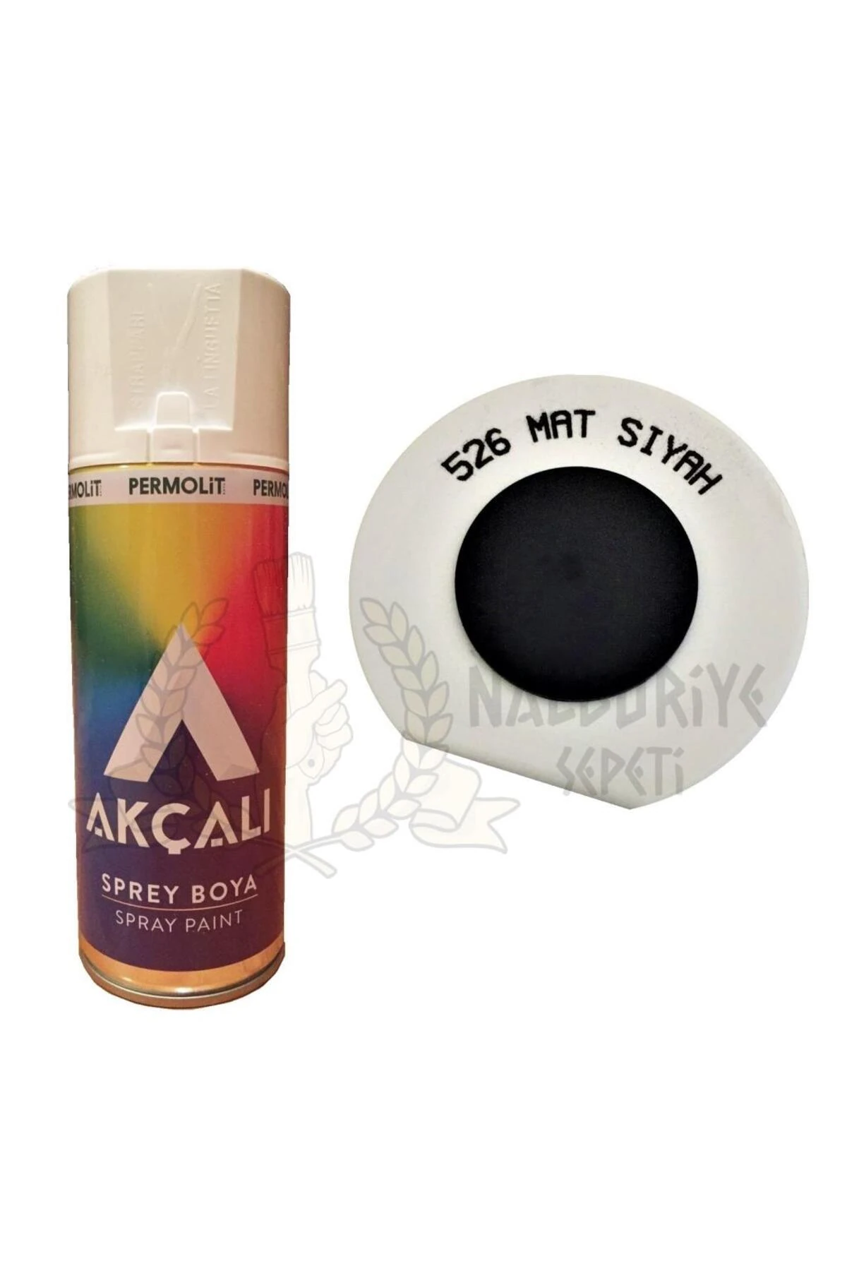 Akrilik Sprey Boya MAT SİYAH 400 ml - RAL9005 - 526