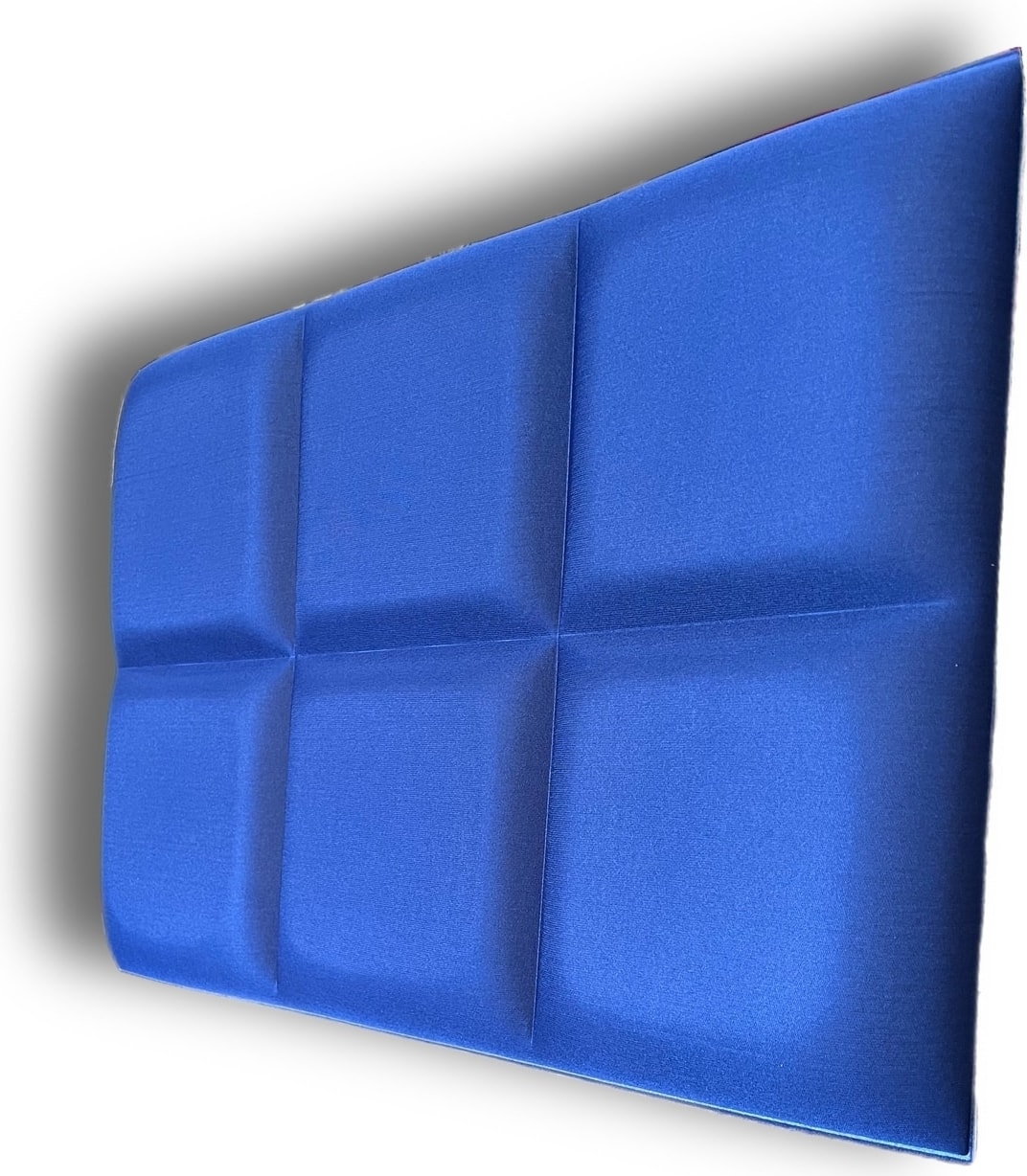 Akustik 3D Dolgulu Parlak Yüzeyli Mavi Panel 50X33CM Kalınlık 30MM