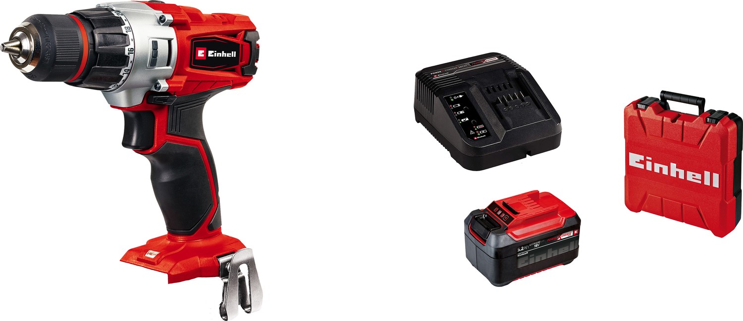 Te-Cd 18/2 Li Akülü Matkap + 18V 5,2 Plus Akülü Çantalı Set