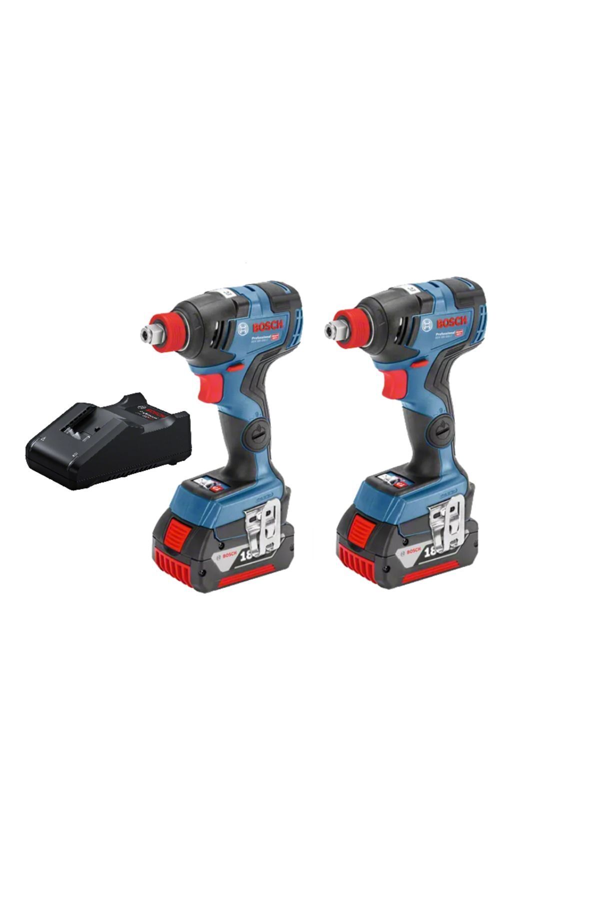 BOSCH GDX 18V-200 Çift Akülü İkili Somun Sıkma Seti 5.0Ah