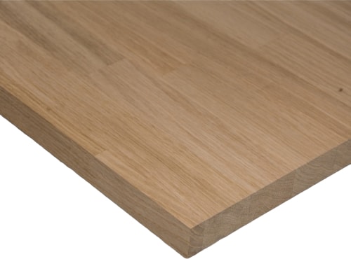 Ahşap Plaka Masif Panel Meşe 10 x 40 x 1,8 cm