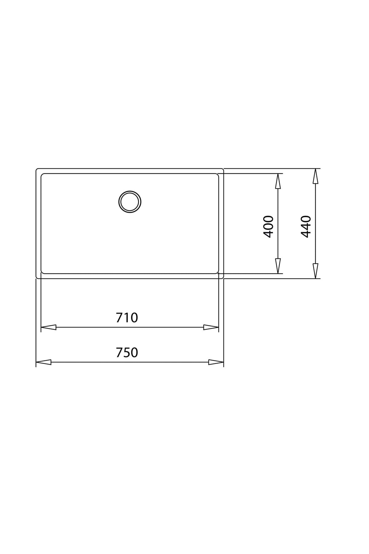 115000004- Be Linea Rs15 71.40 Çelik Eviye