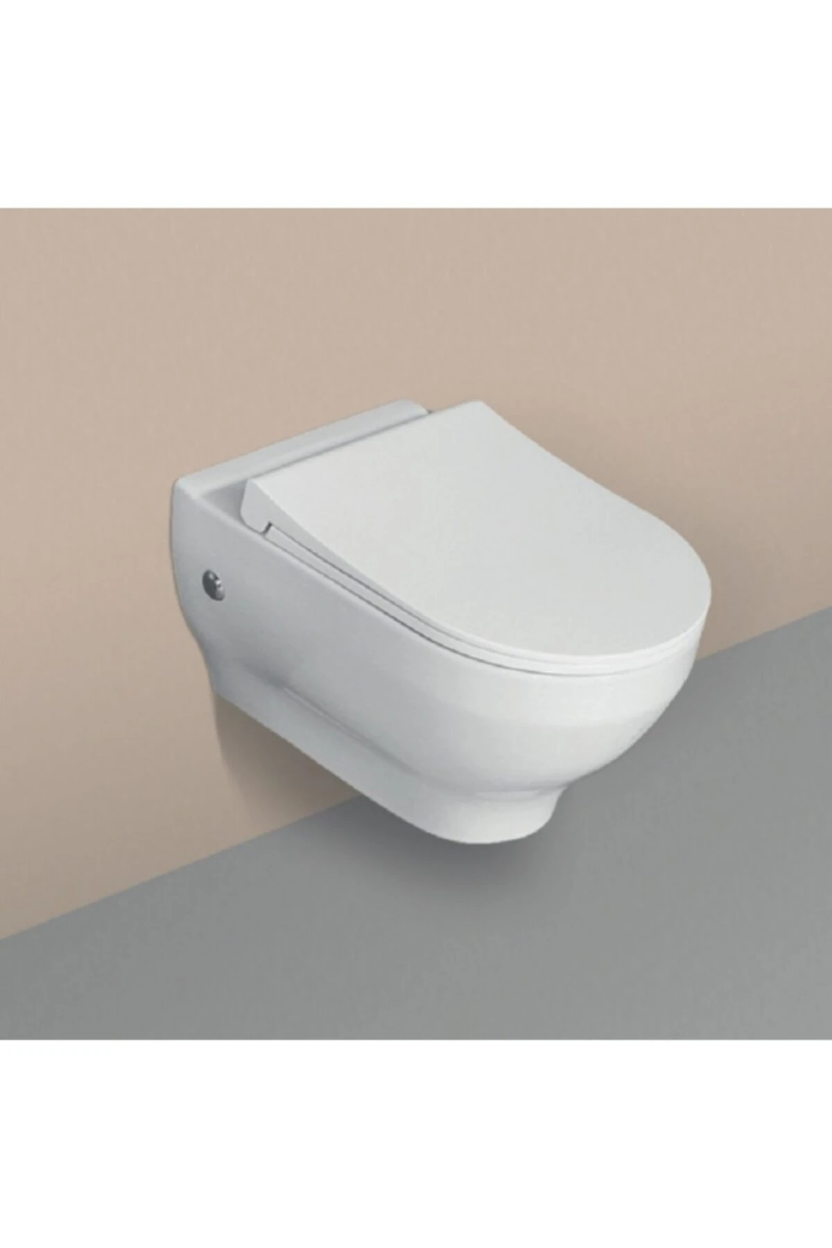 İtalyan Isvea Soluzione Xı Kanalsız Asma Klozet - Sessiz Kapak Yavaş Kapanan Kapak