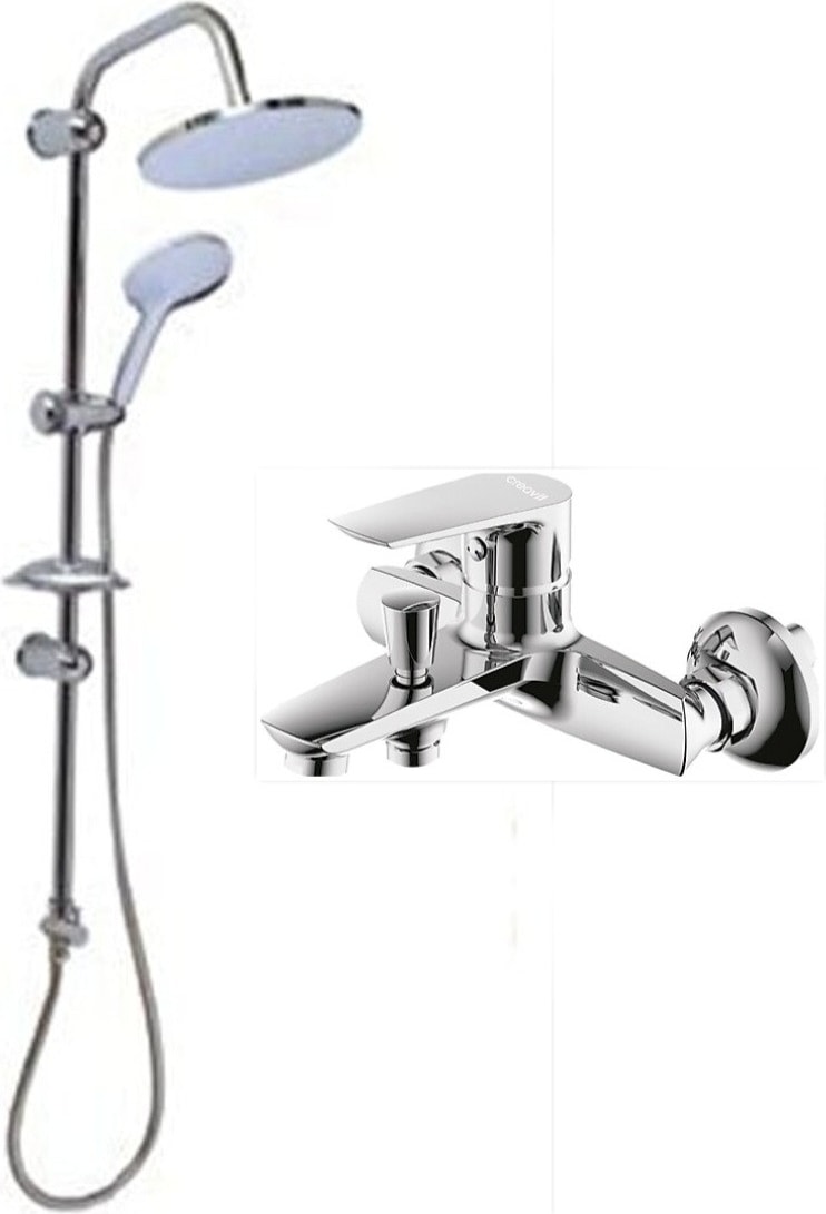 SH640 Solo Ikili Duş Seti Takımı (Duş Sistemi+Banyo Bataryası)