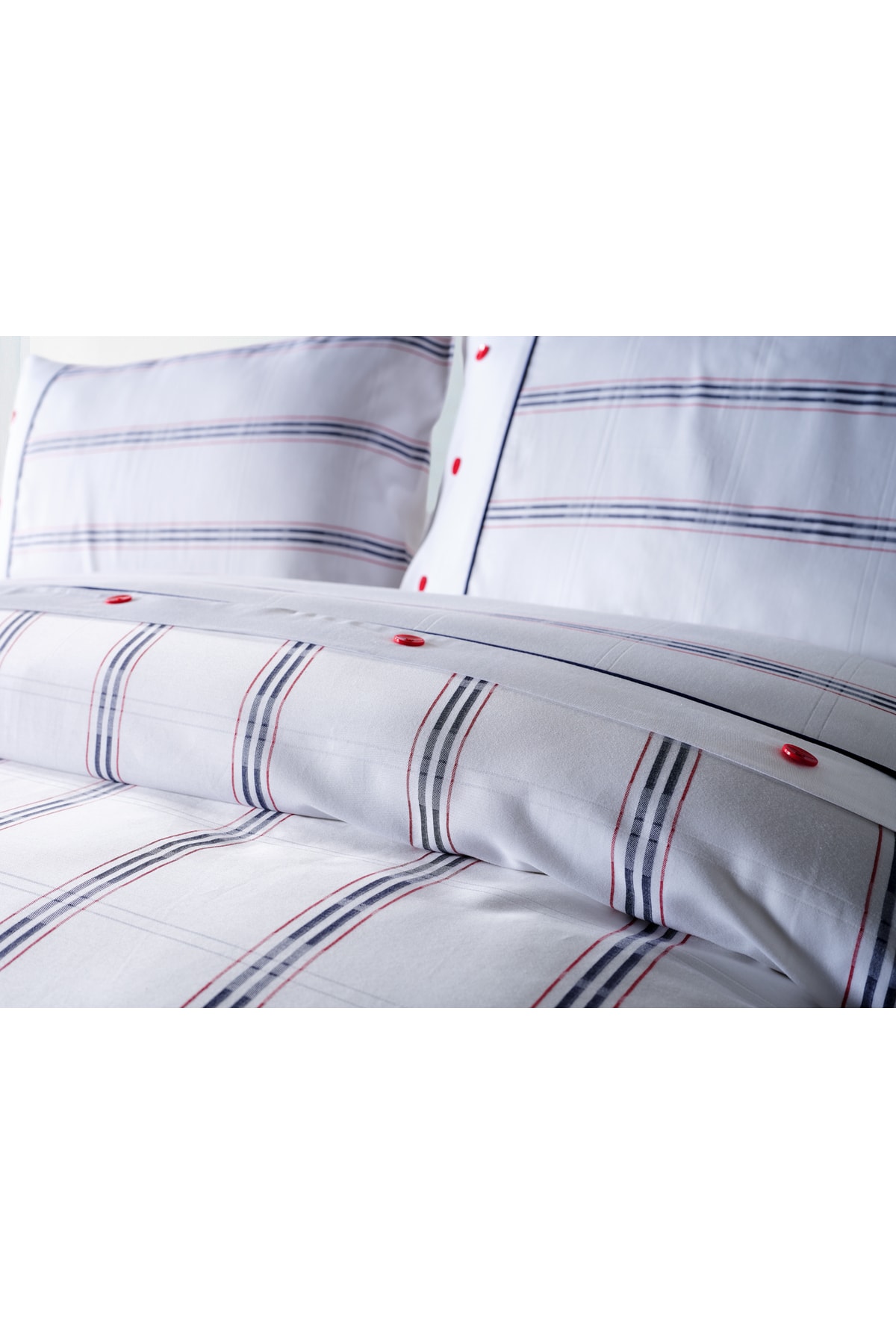 Marine Nevresim Takımı Meridian Çift King Size - Beyaz