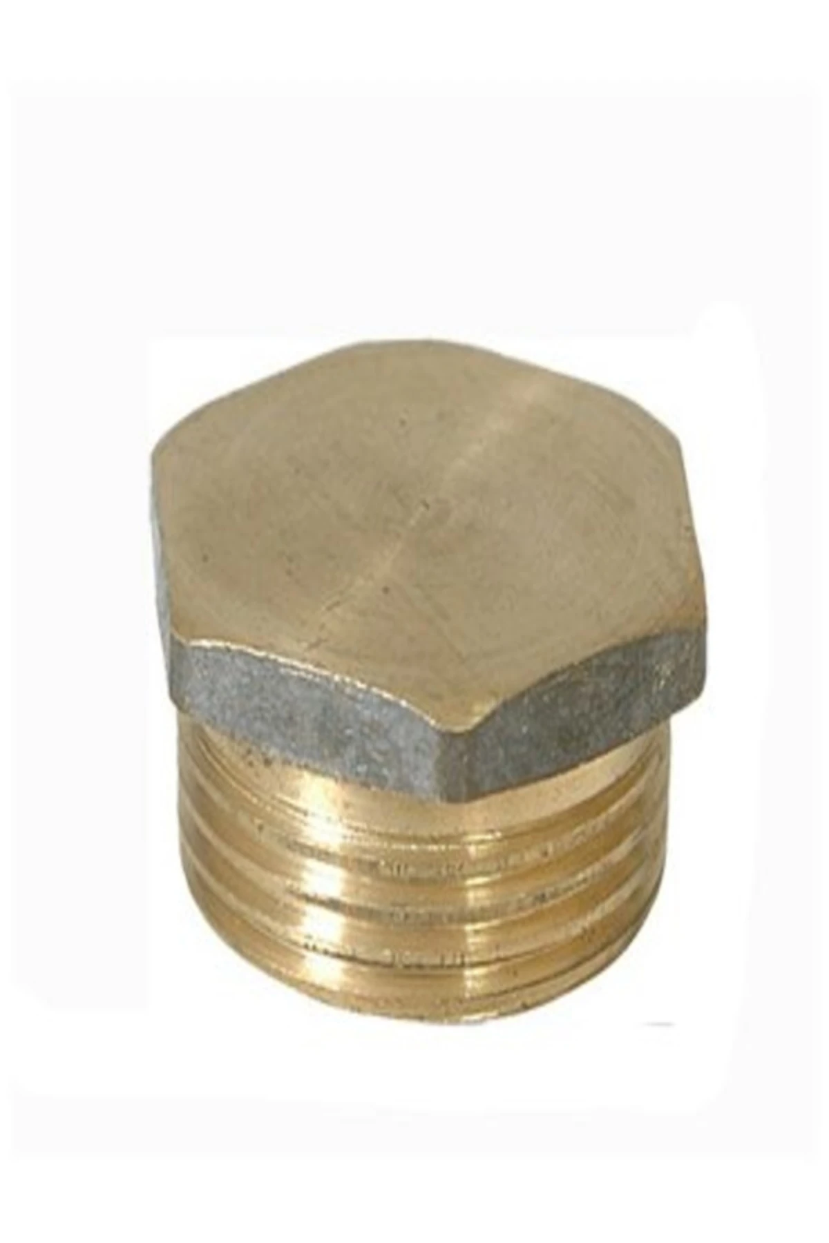 3/8 Erkek Tapa Sarı Körleme Tapa Dıştan Dişli