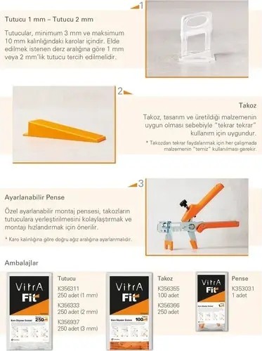 Fit 2 mm Tutucu 250'lik Paket