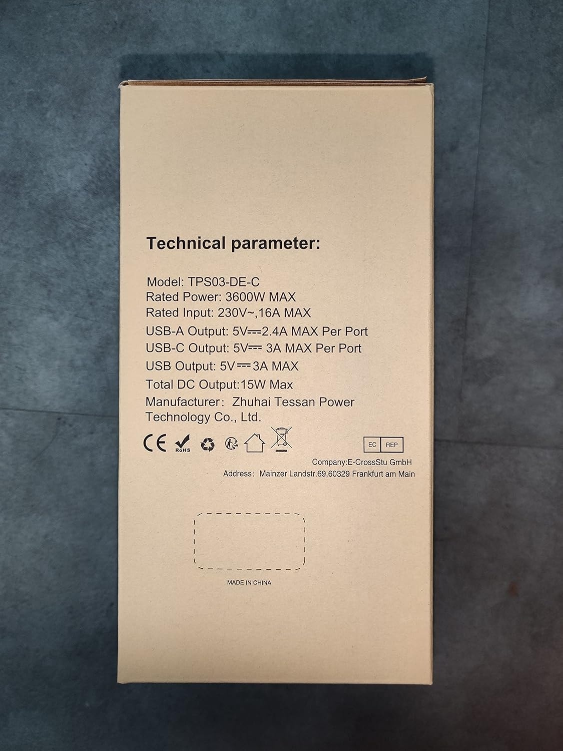 Akım Korumalı 8'li 2 Metre Type C ve Usb'li Grup Priz Siyah
