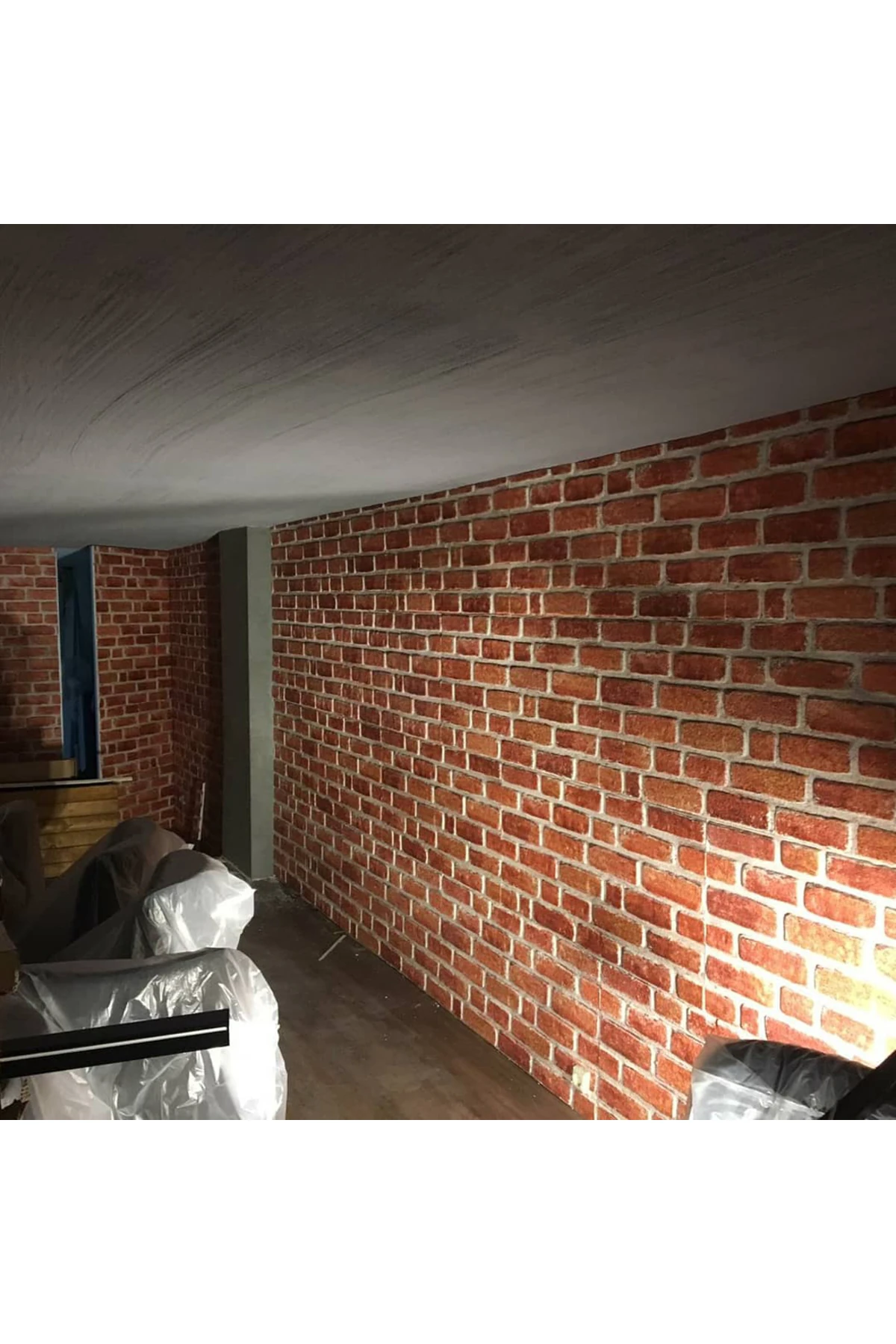 5 Adet (2,5M2) X Tuğla Desenli 3 Boyutlu Renkli Strafor Köpük Duvar Kaplama Paneli (BR-503)