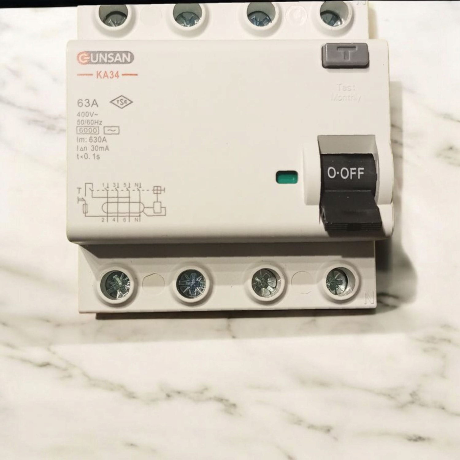 Kaçak Akım Koruma Rölesi 6ka 4X63 Amper 30MA