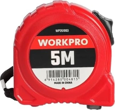 WP261003 5MX19MM Beyaz Çelik Şerit Metre