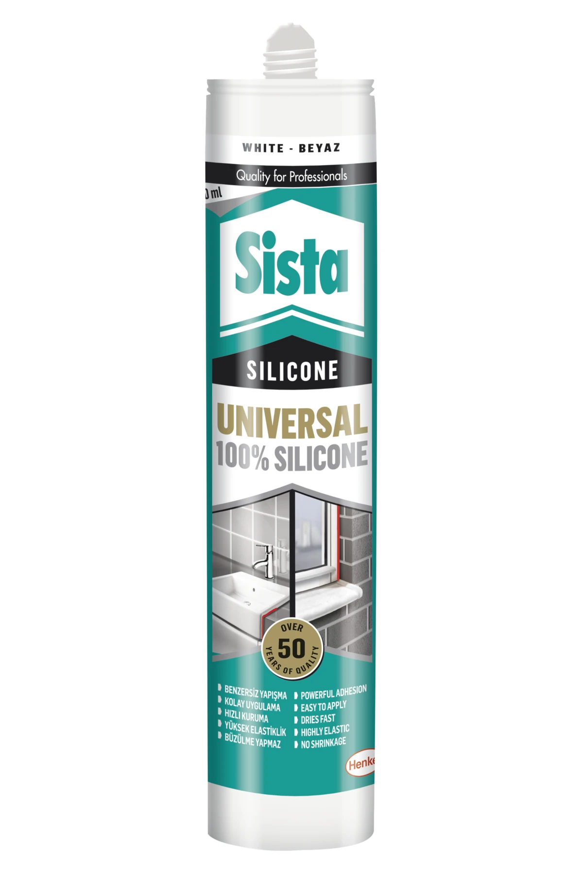 Sista Universal Silikon Beyaz, 280ml