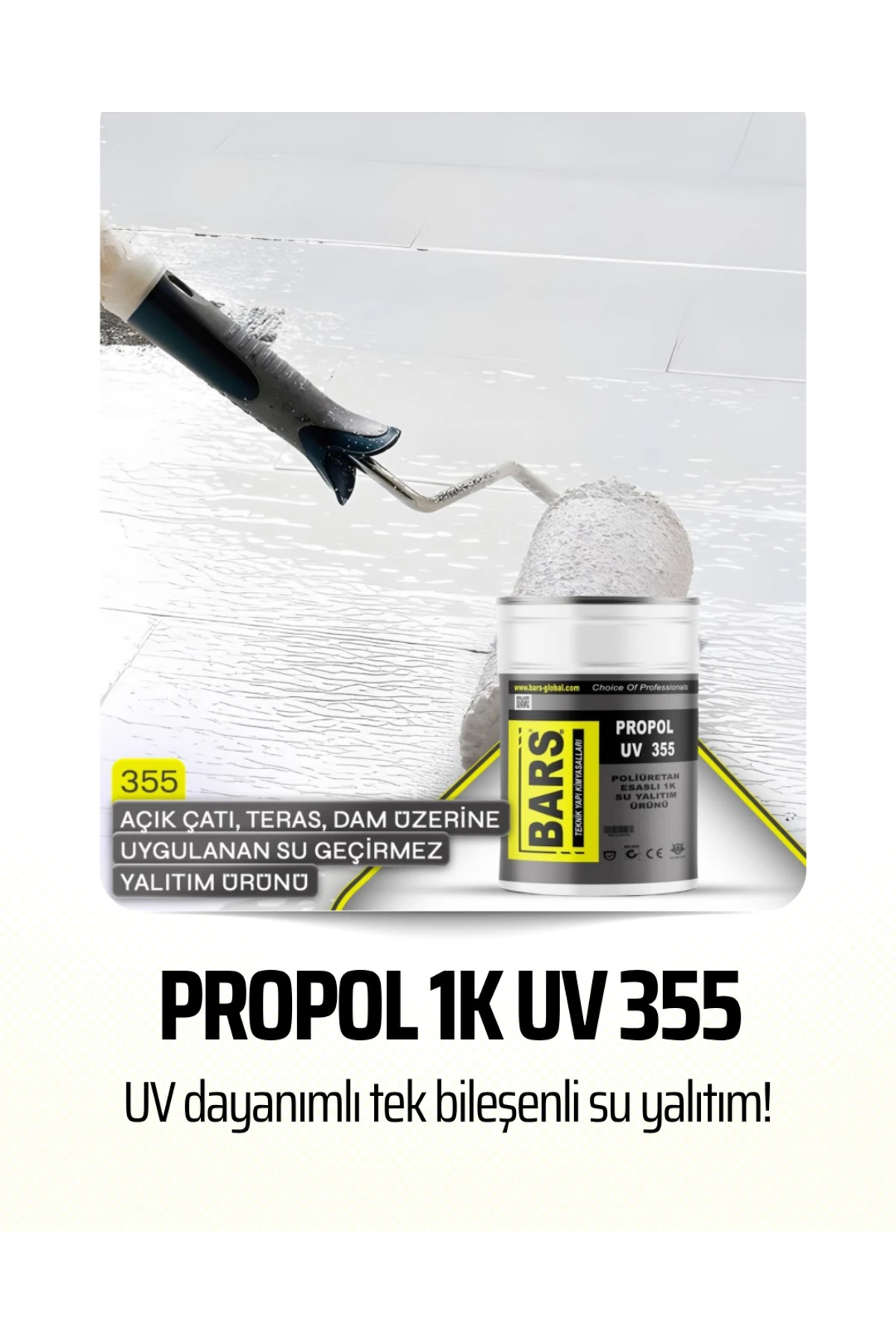 Propol 1k Uv 355 Uv Dayanımlı Poliüretan Su Yalıtım Malzemesi