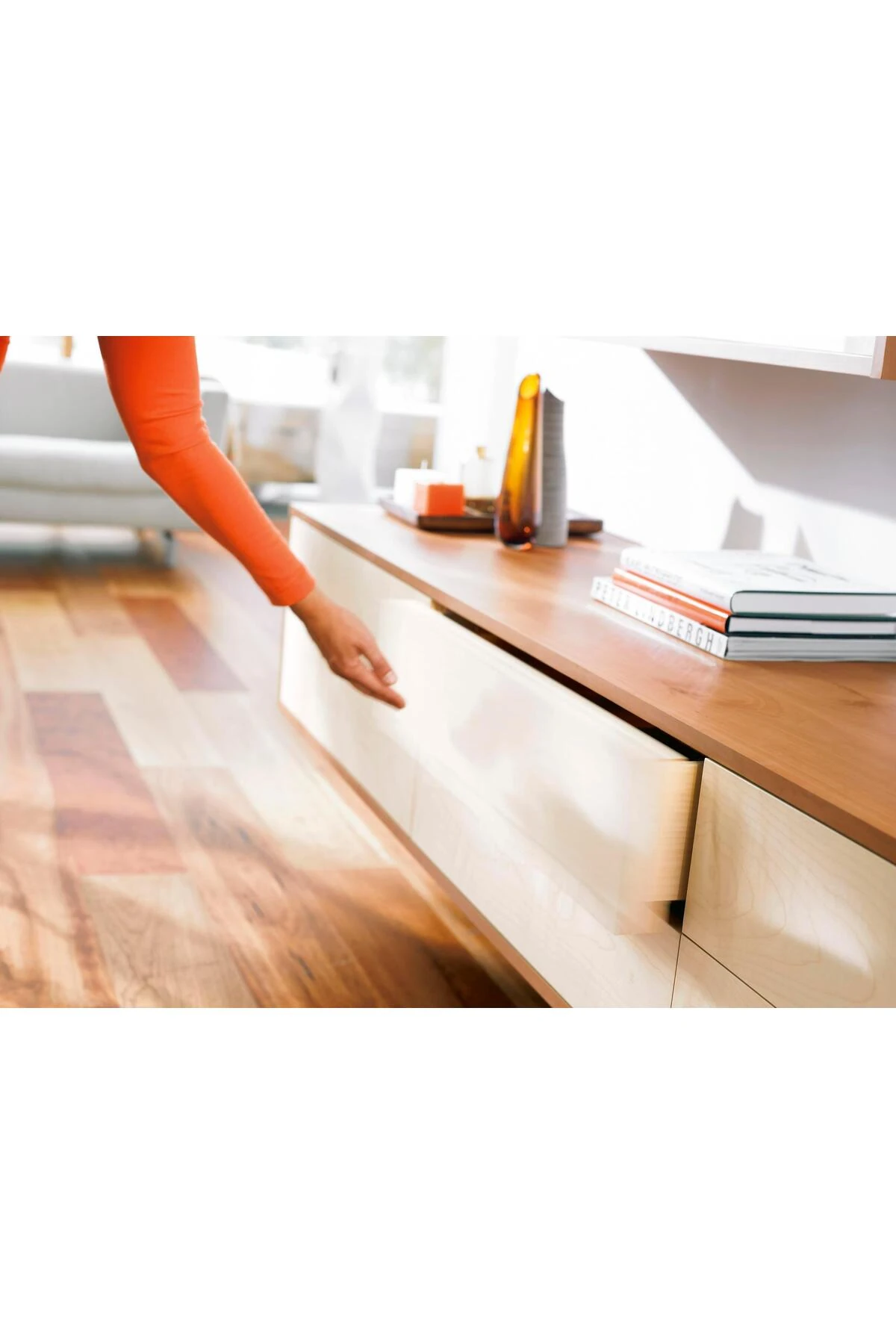 550f4500t  Tek Açılım Tipon Basaç Ray 45 Cm