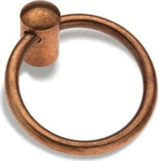 Interio Halka Kulp Sarkaç Çap 6cm Antik Bakır