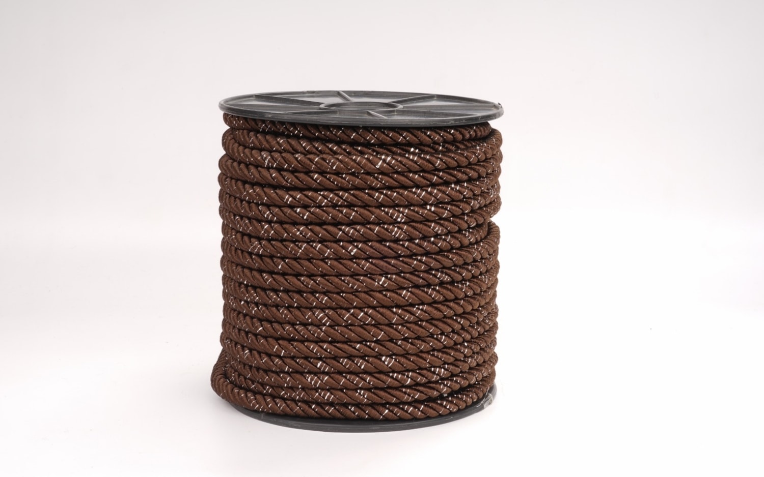 Polyester Kordon İp 10mm 50metre- Acı kahve Altın sim