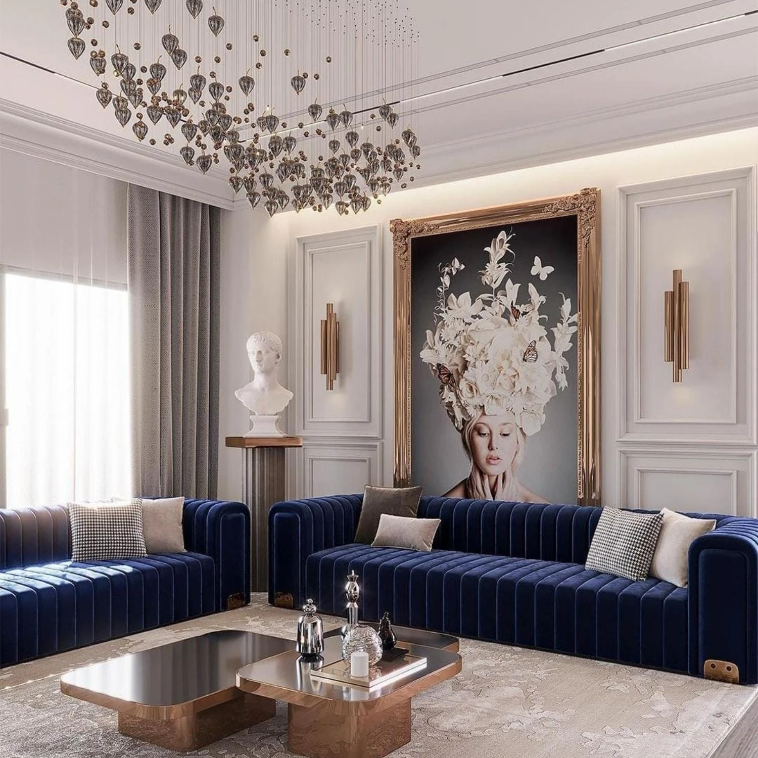 Kristal Tasarım Boyanabilir Çıta Hazır KESIM(ANKA138)