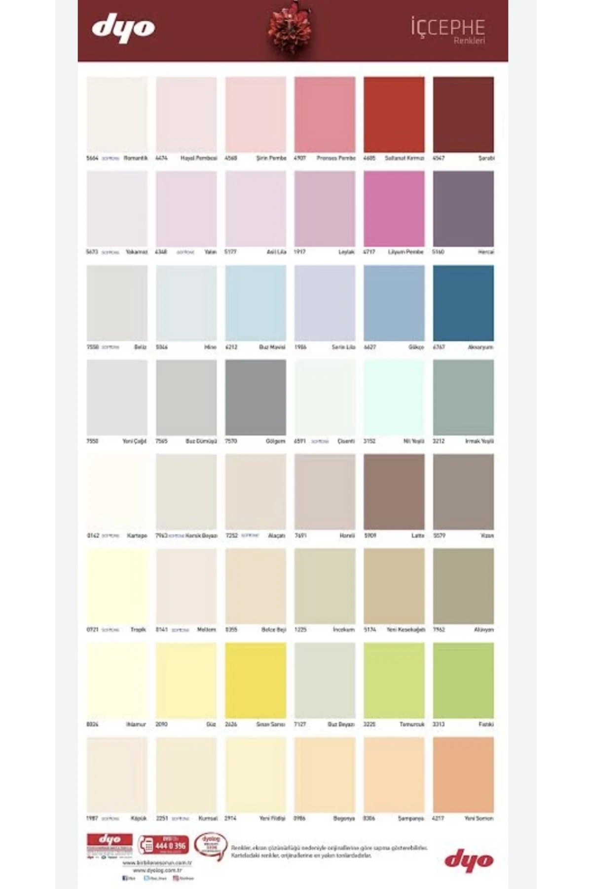 Dinamik Iç Cephe Boyası 2,5lt-mine