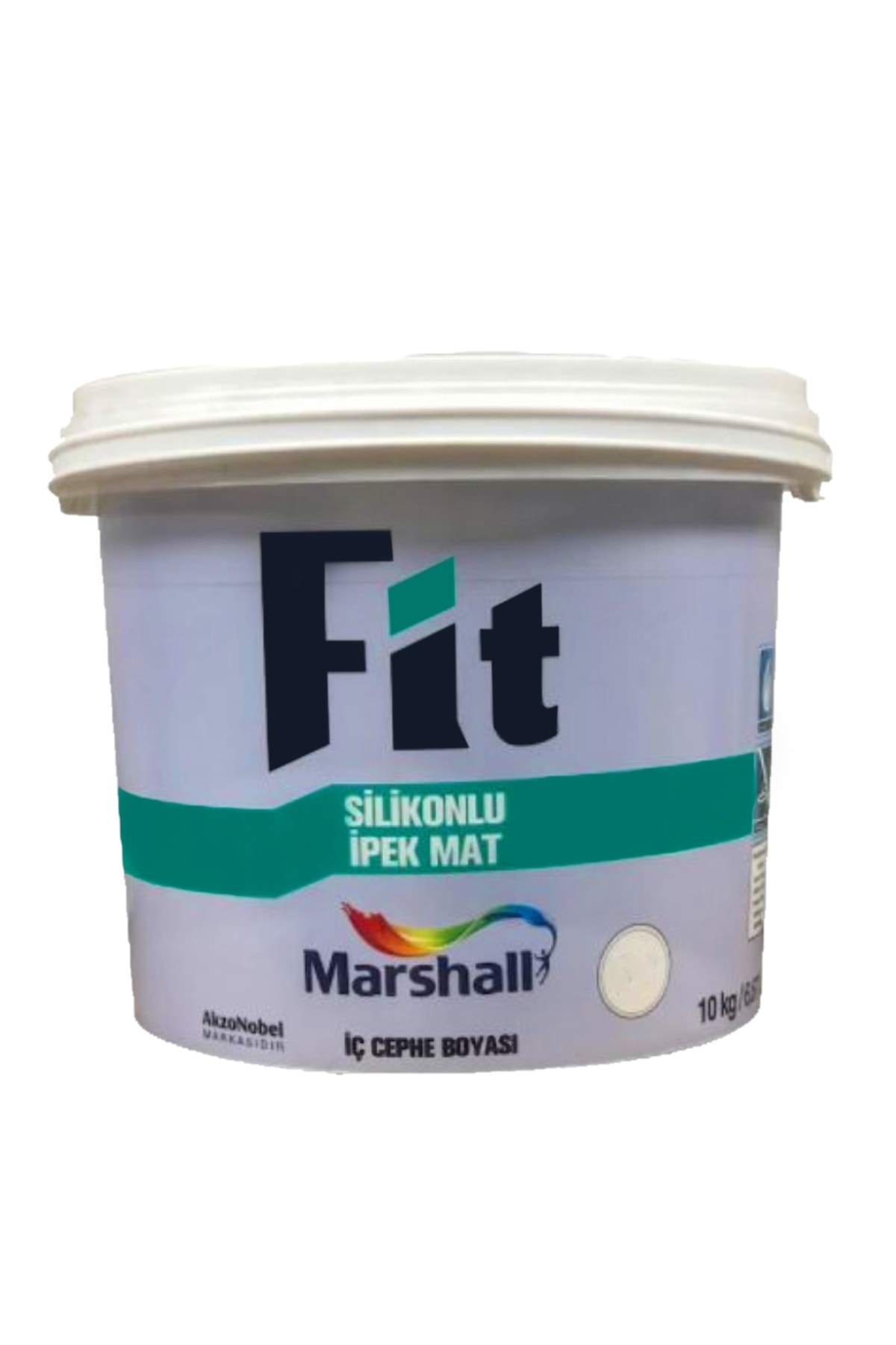 Fit Silikonlu Ipek Mat Buz Beyazı 7,5 Lt (10 Kg)