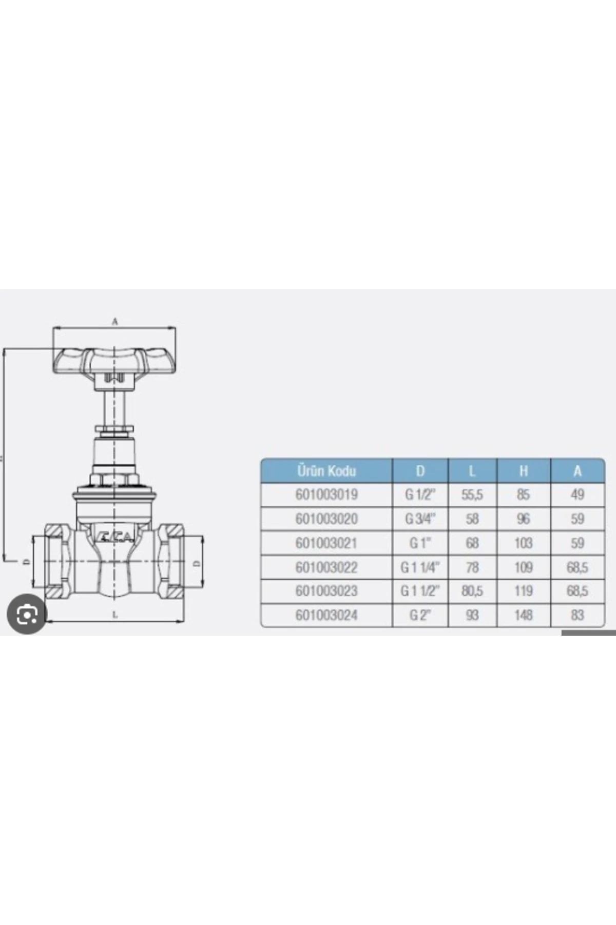 ŞİBER VANA 1/2 PN16