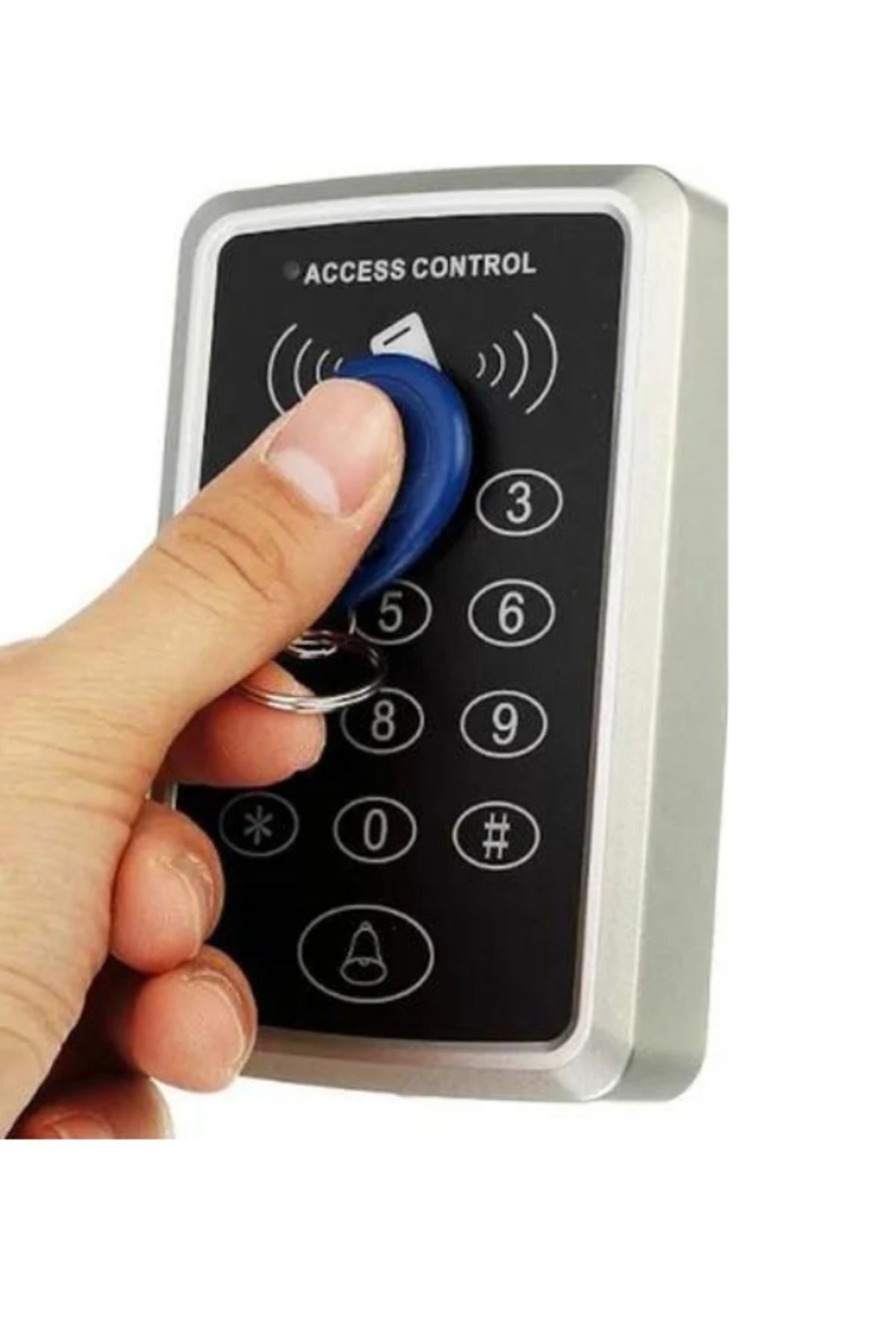 Şifreli Ve Kartlı Geçiş-Rfıd Şifreli Kapı Kilidi - 1 Adet Proximity Anahtarlık