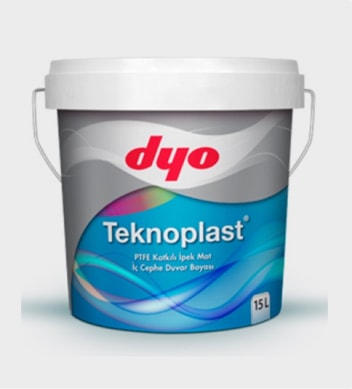 15LT Teknoplast Ptfe Katkılı Tam Silinebilir Iç Cephe Duvar Boyası Beyaz