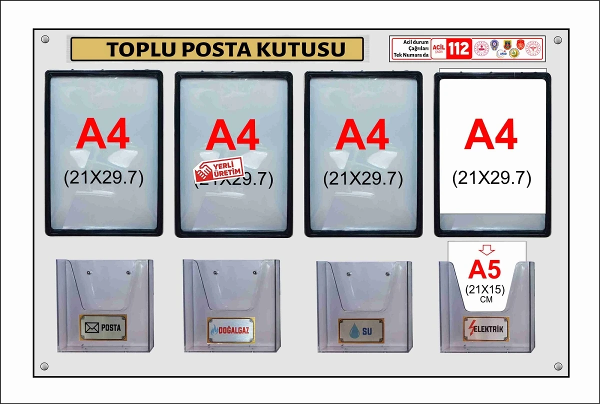 D-35  Toplu Posta Kutusu