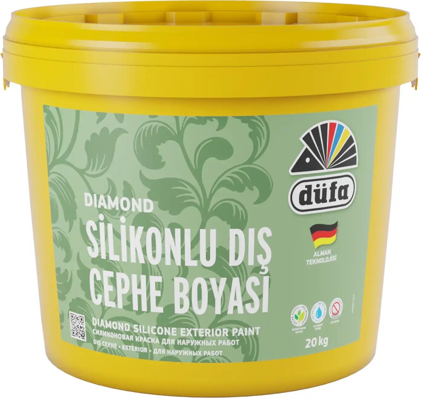 Diamond Silikonlu Dış Cephe Boyası Beyaz 20 kg